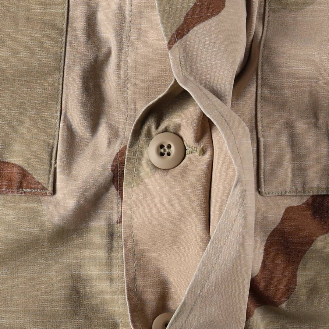 Authentic US military issue, 1990'S camouflage pattern 3C desert camo BDU military jacket, made in USA, medium-regular size (equivalent to men's M), vintage. Nylon Beige type Vintage Second Hand