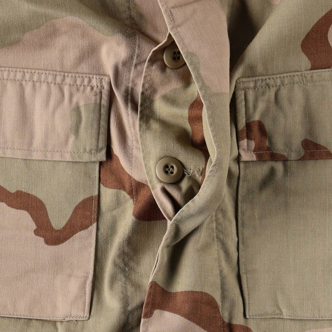 Genuine US military item, 90'S camouflage Pattern 3C desert camo BDU military jacket, made in USA, MEDIUM-REGULAR, men's M equivalent, vintage cotton Beige type Vintage Second Hand
