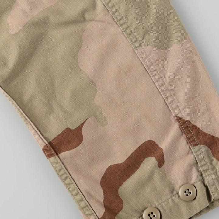 Genuine US military item, 90'S camouflage Pattern 3C desert camo BDU military jacket, made in USA, MEDIUM-REGULAR, men's M equivalent, vintage cotton Beige type Vintage Second Hand