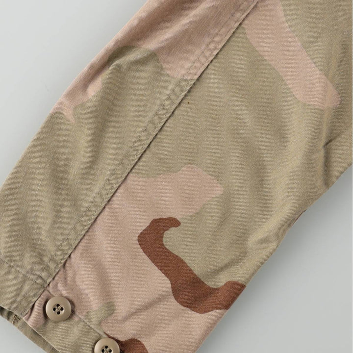 Genuine US military item, 90'S camouflage Pattern 3C desert camo BDU military jacket, made in USA, MEDIUM-REGULAR, men's M equivalent, vintage cotton Beige type Vintage Second Hand