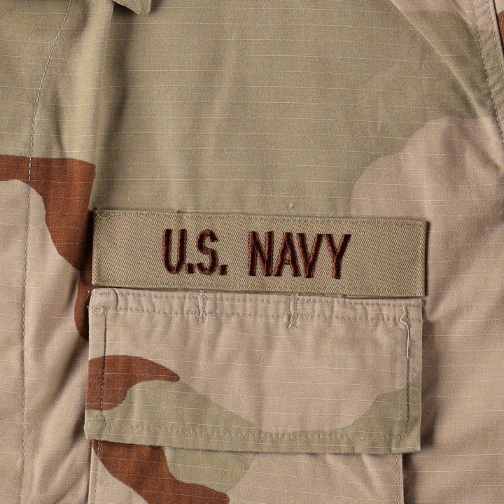 Authentic US military issue, 1990'S camouflage pattern 3C desert camo BDU military jacket, made in USA, medium-regular size (equivalent to men's M). Nylon Beige type Vintage Second Hand