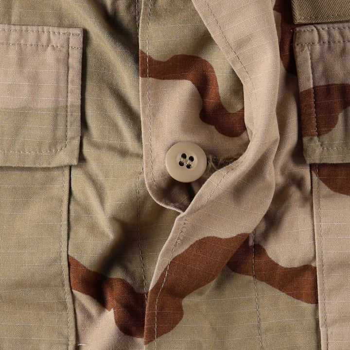 Authentic US military issue, 1990'S camouflage pattern 3C desert camo BDU military jacket, made in USA, medium-regular size (equivalent to men's M). Nylon Beige type Vintage Second Hand