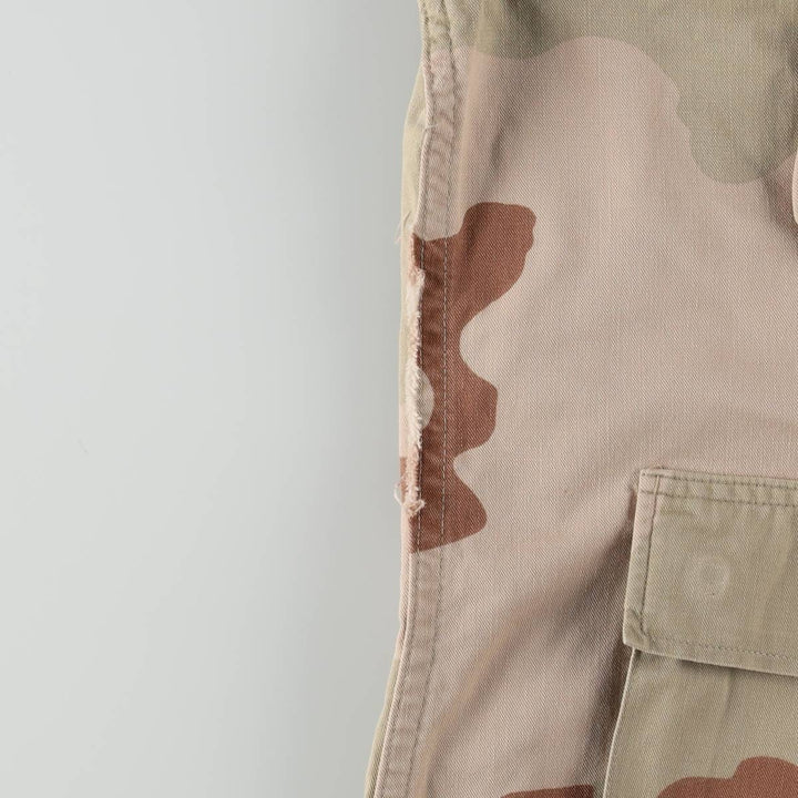 Authentic US military issue, 1990'S camouflage pattern 3C desert camo BDU military jacket, made in USA, men's size L equivalent, vintage. cotton Beige type Vintage Second Hand