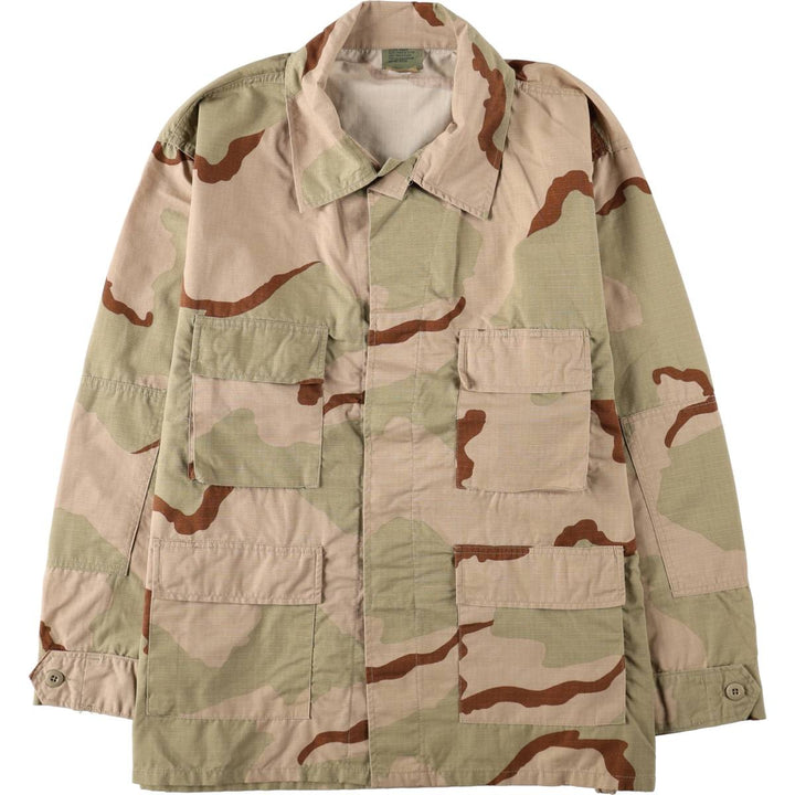 Civilian-made camouflage pattern 3C desert camo BDU military jacket XX LARGE-REGULAR (equivalent to men's XXL) cotton Beige type Vintage Second Hand
