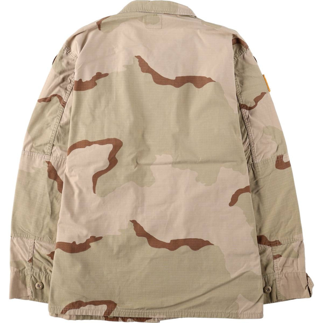 Authentic US Military Camouflage Pattern 3C Desert Camo BDU Military Jacket, Made in USA, Large-Regular, Men's Size L unclear Beige type Vintage Second Hand