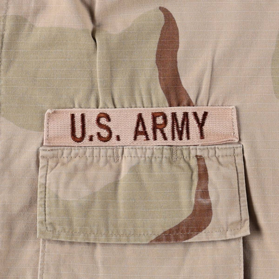 Authentic US Military Camouflage Pattern 3C Desert Camo BDU Military Jacket, Made in USA, Large-Regular, Men's Size L unclear Beige type Vintage Second Hand
