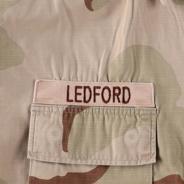 Authentic US Military Camouflage Pattern 3C Desert Camo BDU Military Jacket, Made in USA, Large-Regular, Men's Size L unclear Beige type Vintage Second Hand