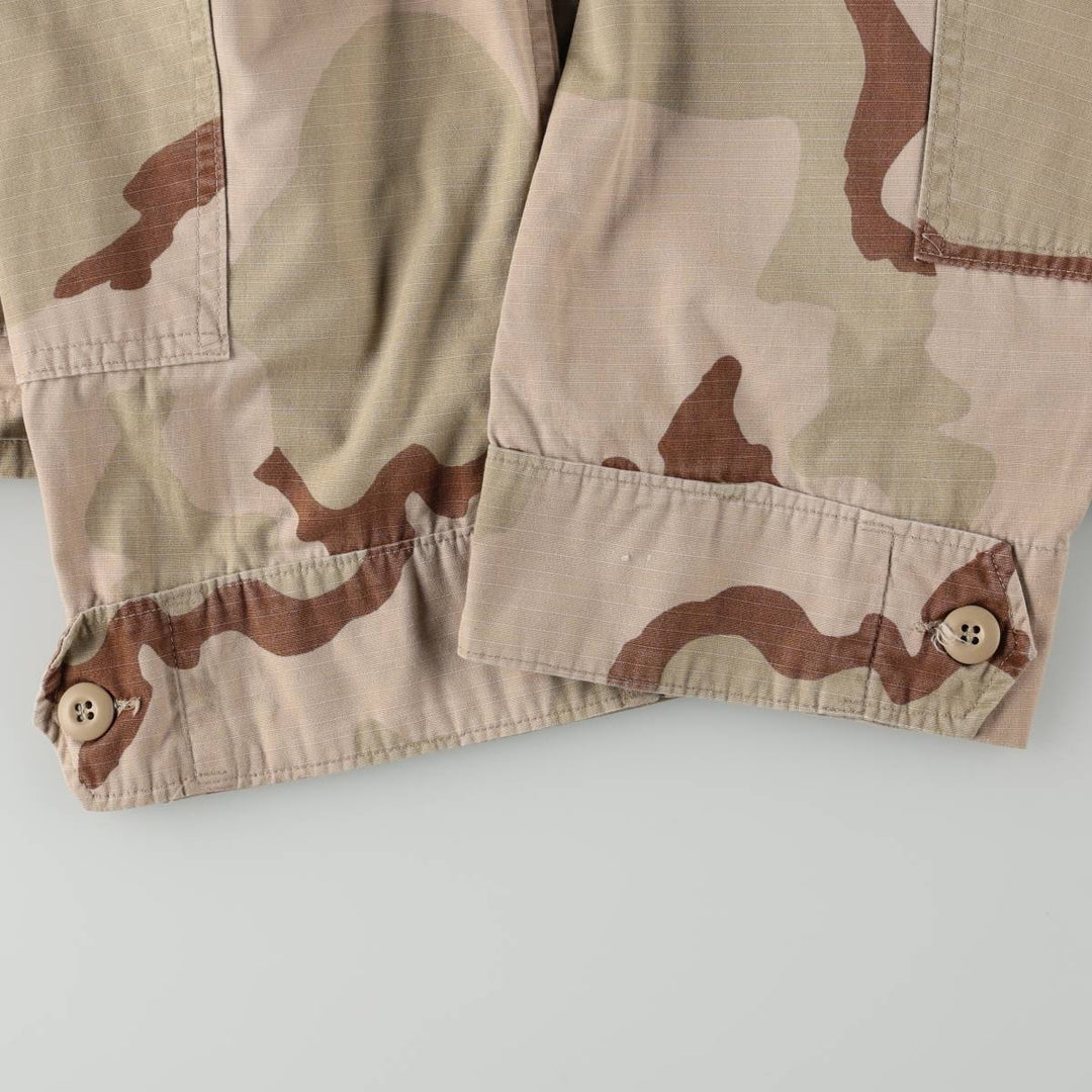 Authentic US Military Camouflage Pattern 3C Desert Camo BDU Military Jacket, Made in USA, Large-Regular, Men's Size L unclear Beige type Vintage Second Hand