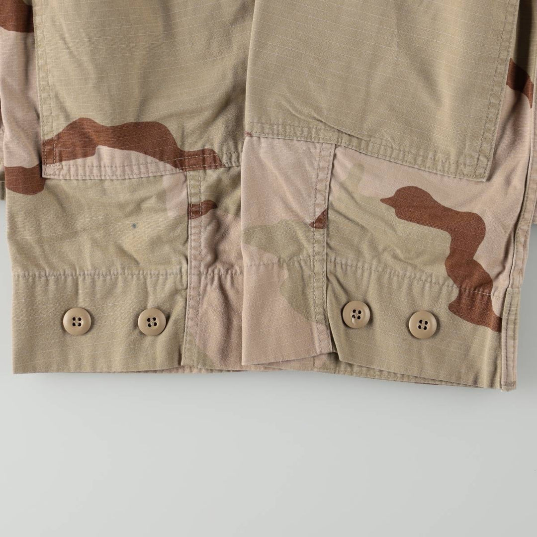 Authentic US Military Camouflage Pattern 3C Desert Camo BDU Military Jacket, Made in USA, Large-Regular, Men's Size L unclear Beige type Vintage Second Hand