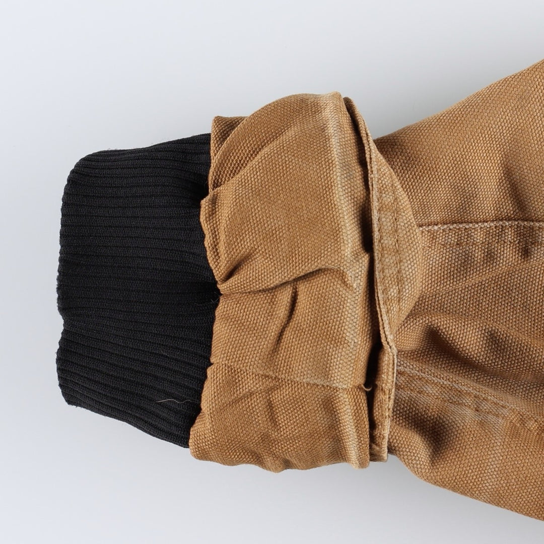 Dickies Ridgecoat-type padded duck work jacket, men's size M. cotton brown type Vintage Second Hand