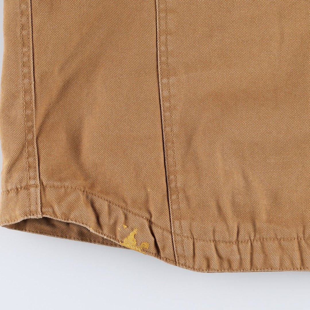 Dickies Ridgecoat-type padded duck work jacket, men's size M. cotton brown type Vintage Second Hand