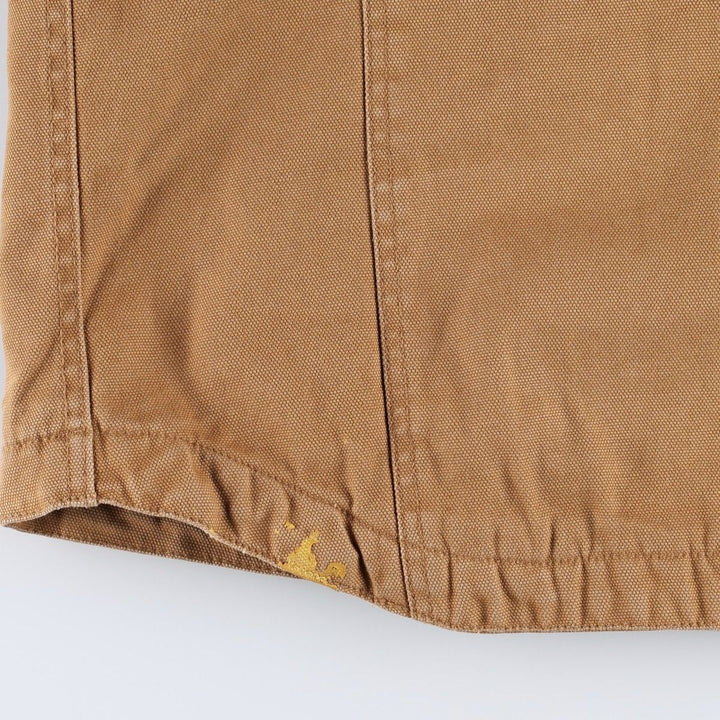 Dickies Ridgecoat-type padded duck work jacket, men's size M. cotton brown type Vintage Second Hand