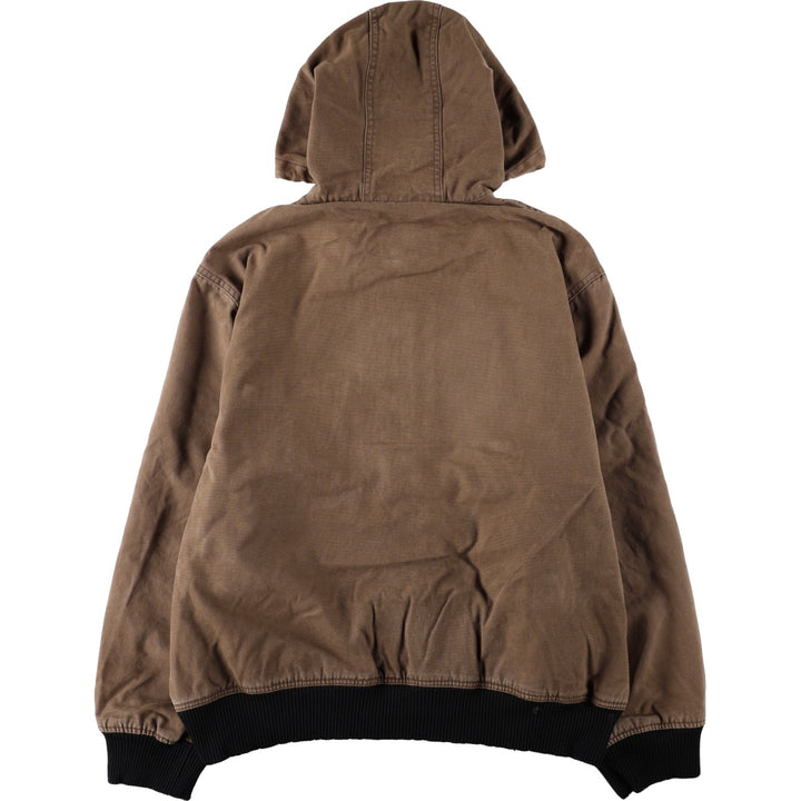 Dickies Active Jacket Type Duck Full-Zip Hoodie, Men's XXL Equivalent cotton brown type Vintage Second Hand