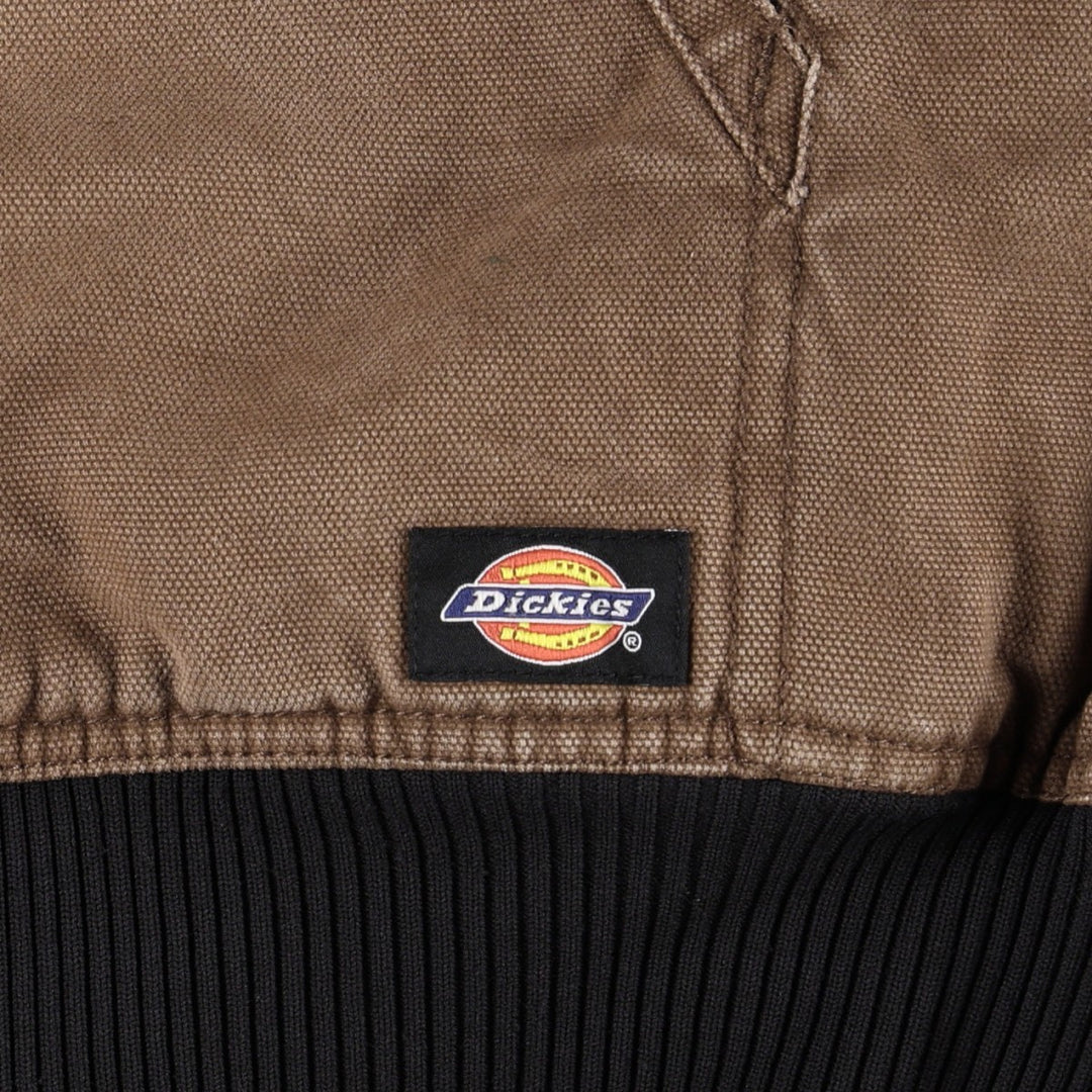Dickies Active Jacket Type Duck Full-Zip Hoodie, Men's XXL Equivalent cotton brown type Vintage Second Hand