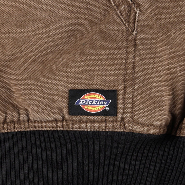 Dickies Active Jacket Type Duck Full-Zip Hoodie, Men's XXL Equivalent cotton brown type Vintage Second Hand