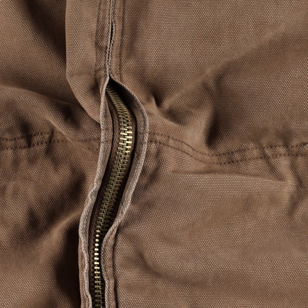 Dickies Active Jacket Type Duck Full-Zip Hoodie, Men's XXL Equivalent cotton brown type Vintage Second Hand
