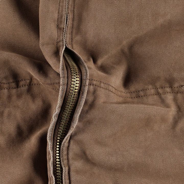Dickies Active Jacket Type Duck Full-Zip Hoodie, Men's XXL Equivalent cotton brown type Vintage Second Hand
