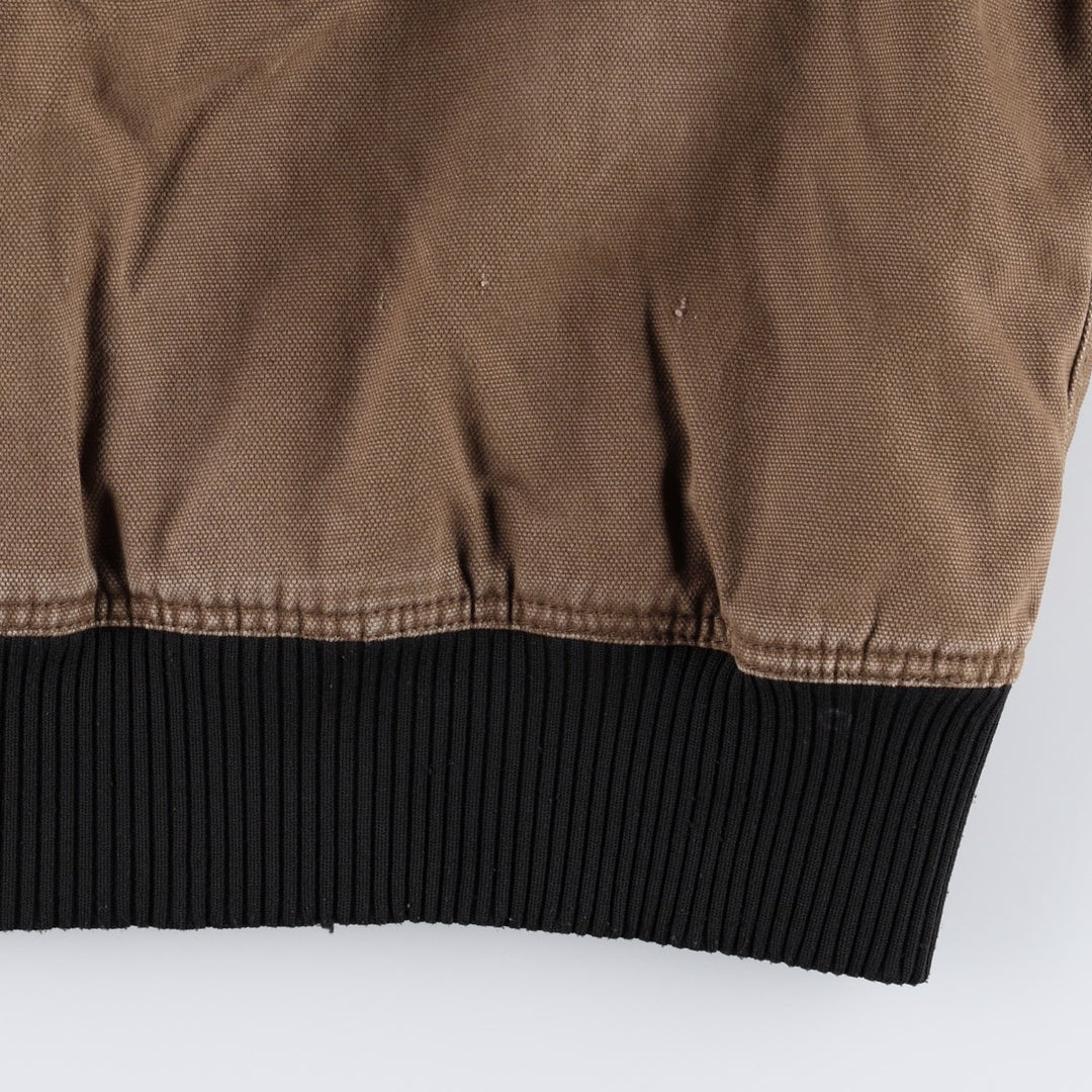 Dickies Active Jacket Type Duck Full-Zip Hoodie, Men's XXL Equivalent cotton brown type Vintage Second Hand