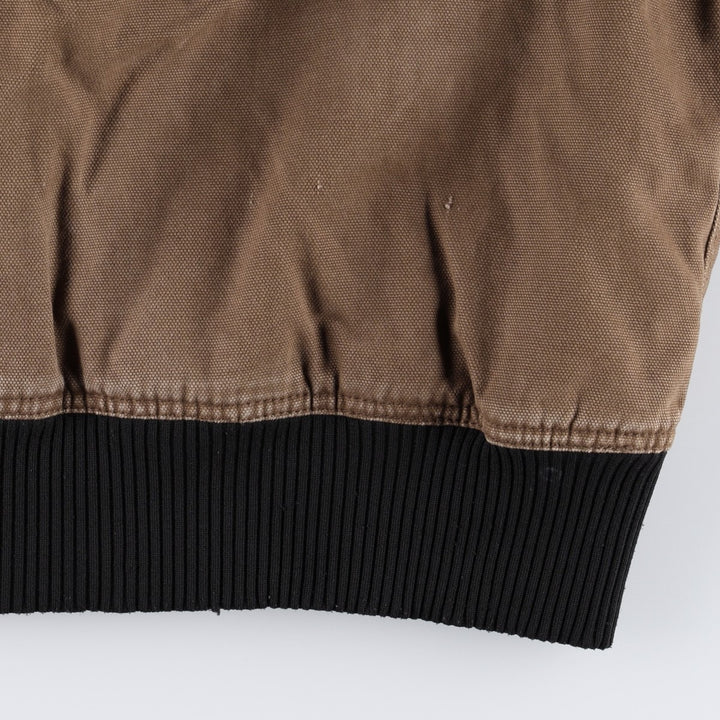 Dickies Active Jacket Type Duck Full-Zip Hoodie, Men's XXL Equivalent cotton brown type Vintage Second Hand