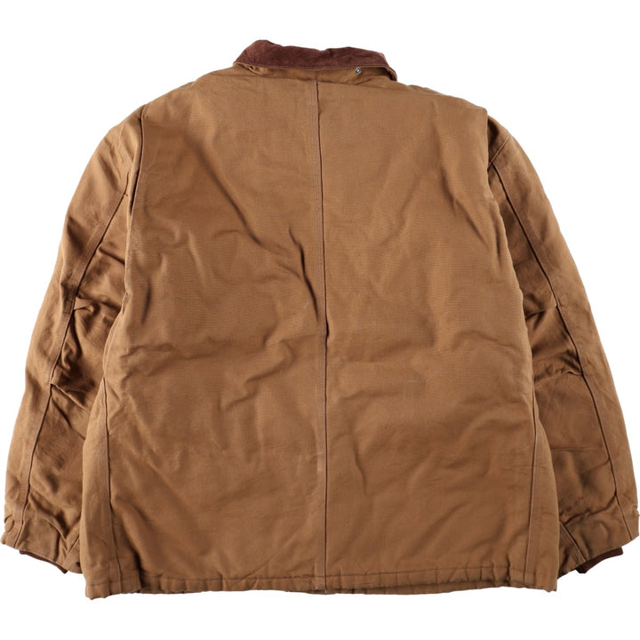 Carhartt Traditional Padded Duck Work Jacket, Men's XXL cotton brown type Vintage Second Hand