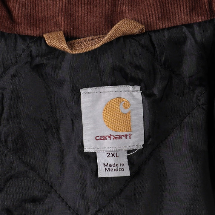Carhartt Traditional Padded Duck Work Jacket, Men's XXL cotton brown type Vintage Second Hand
