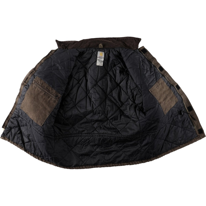 Carhartt Traditional Padded Duck Work Jacket, Made in USA, Men's Size L cotton brown type Vintage Second Hand