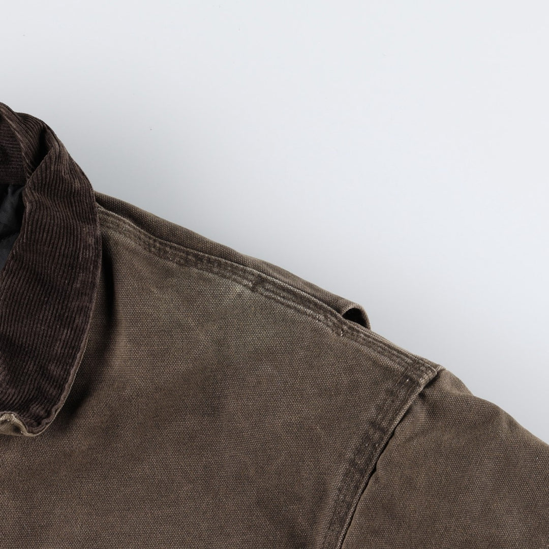 Carhartt Traditional Padded Duck Work Jacket, Made in USA, Men's Size L cotton brown type Vintage Second Hand