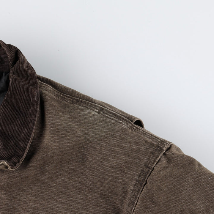 Carhartt Traditional Padded Duck Work Jacket, Made in USA, Men's Size L cotton brown type Vintage Second Hand