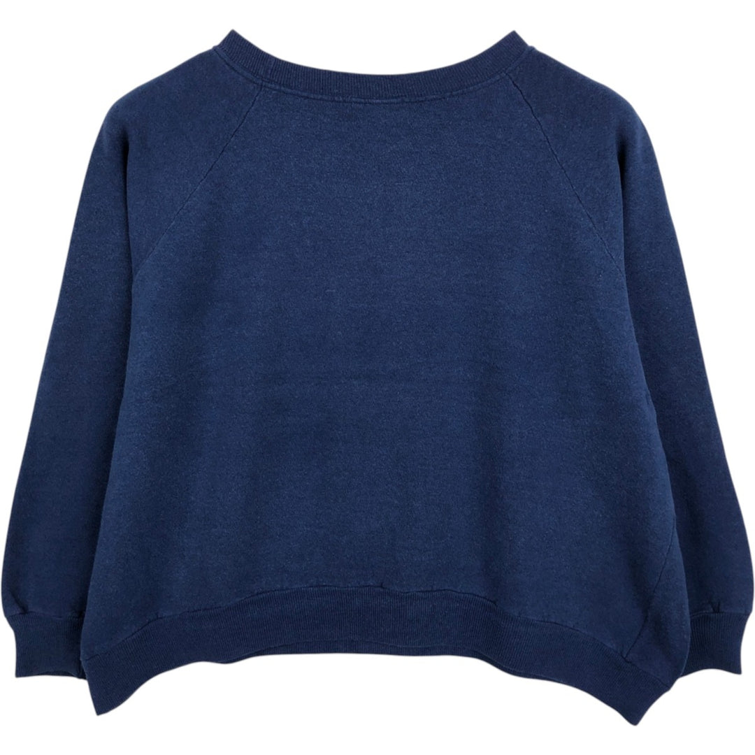 80s-90'S NCL (Norwegian Cruise Line) Advertising Sweatshirt, Made in USA, Women's Size M (approx.) acrylic navy blue type Vintage Second Hand