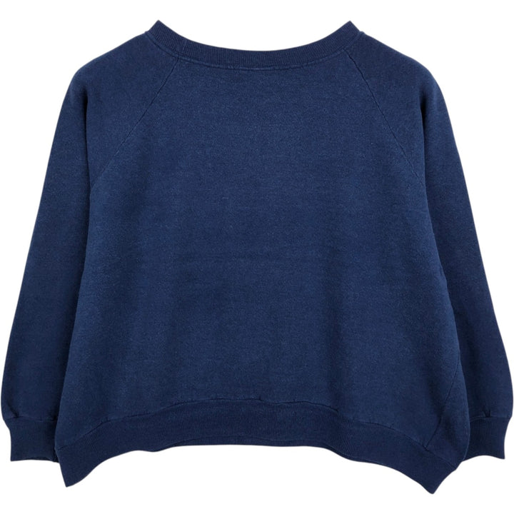 80s-90'S NCL (Norwegian Cruise Line) Advertising Sweatshirt, Made in USA, Women's Size M (approx.) acrylic navy blue type Vintage Second Hand