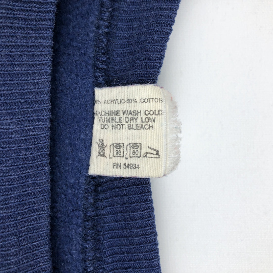 80s-90'S NCL (Norwegian Cruise Line) Advertising Sweatshirt, Made in USA, Women's Size M (approx.) acrylic navy blue type Vintage Second Hand