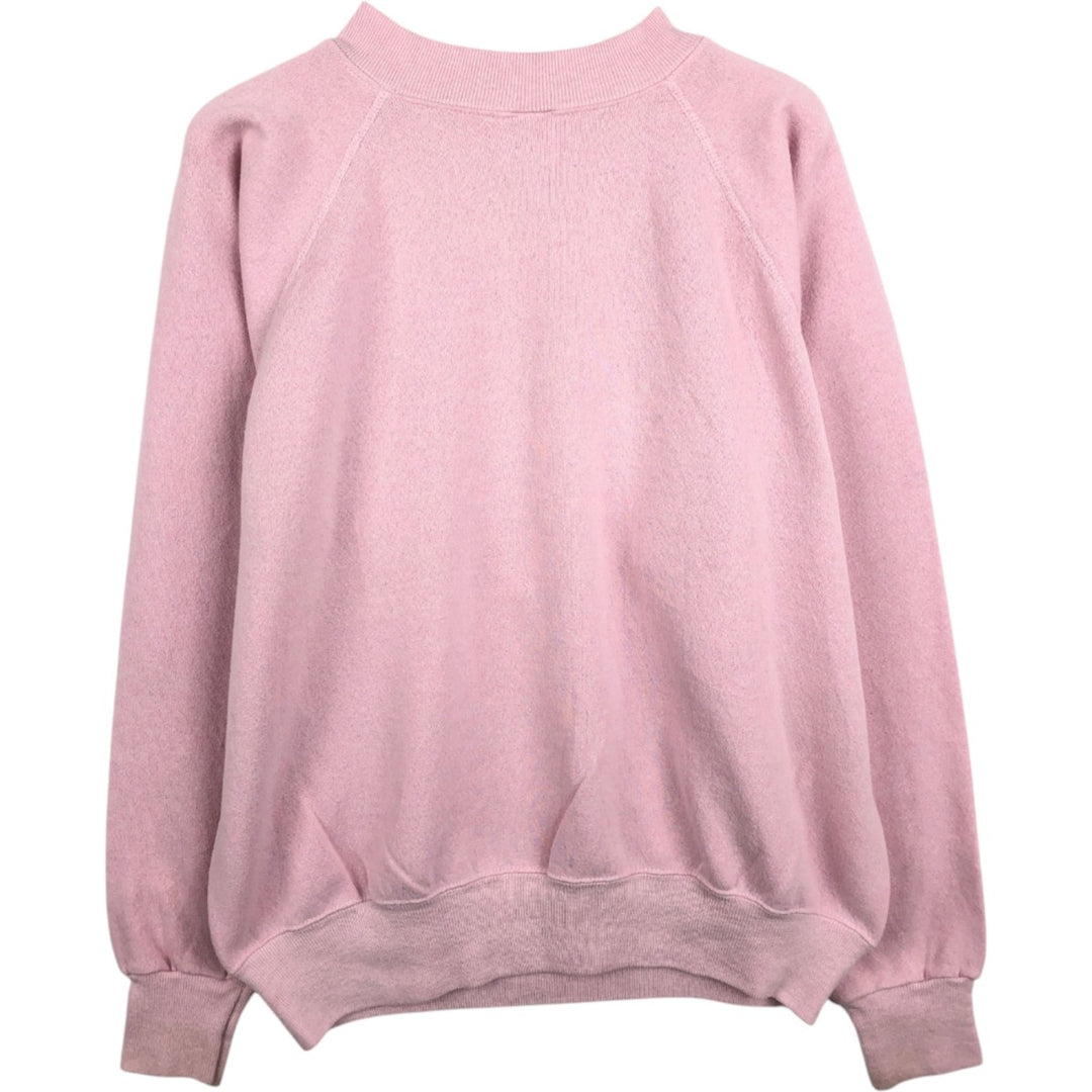 90'S ULTRA SWEATS Printed Sweatshirt, Made in USA, Women's Size L (Equivalent), Vintage cotton pink type Vintage Second Hand