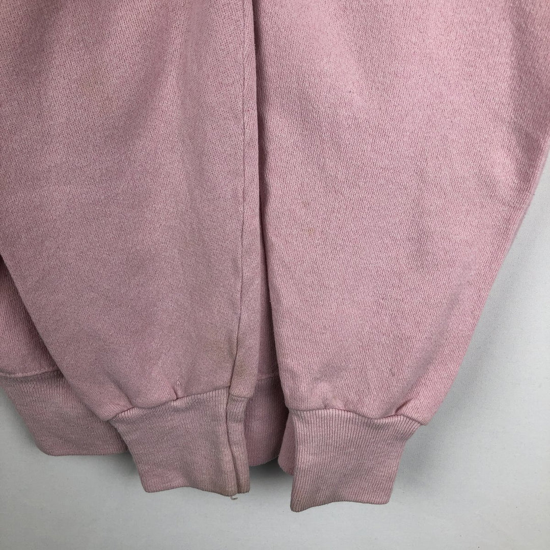 90'S ULTRA SWEATS Printed Sweatshirt, Made in USA, Women's Size L (Equivalent), Vintage cotton pink type Vintage Second Hand