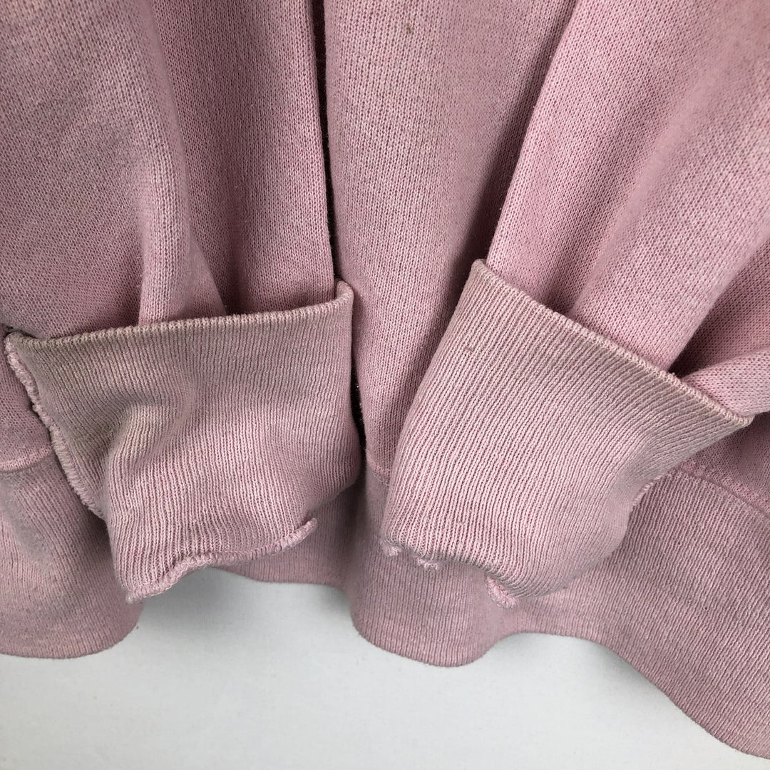 90'S ULTRA SWEATS Printed Sweatshirt, Made in USA, Women's Size L (Equivalent), Vintage cotton pink type Vintage Second Hand