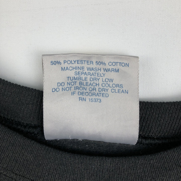 90'S Delta Harley-Davidson 3D Emblem Advertising Sweatshirt (Women's Size M) cotton black type Vintage Second Hand