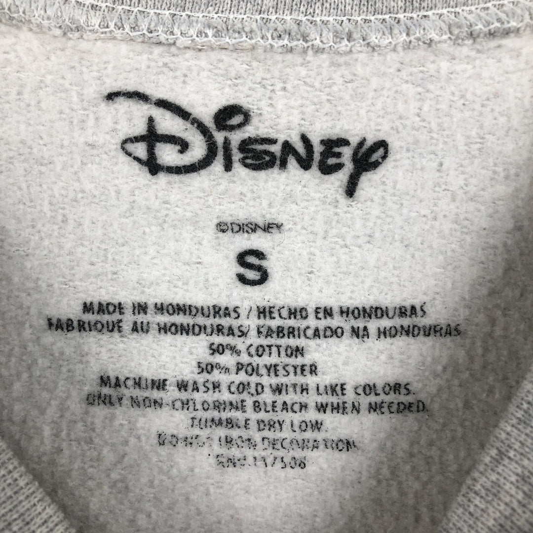 Disney ALICE in WONDERLAND Character Sweatshirt (Women's Size S) cotton gray type Vintage Second Hand