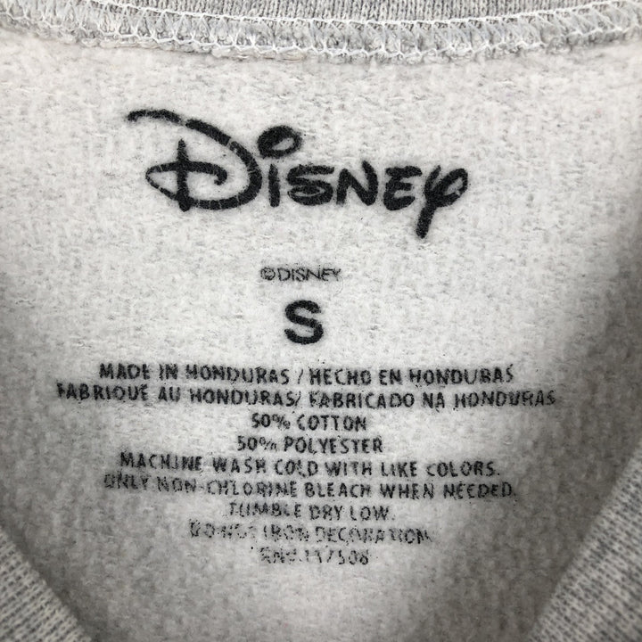 Disney ALICE in WONDERLAND Character Sweatshirt (Women's Size S) cotton gray type Vintage Second Hand