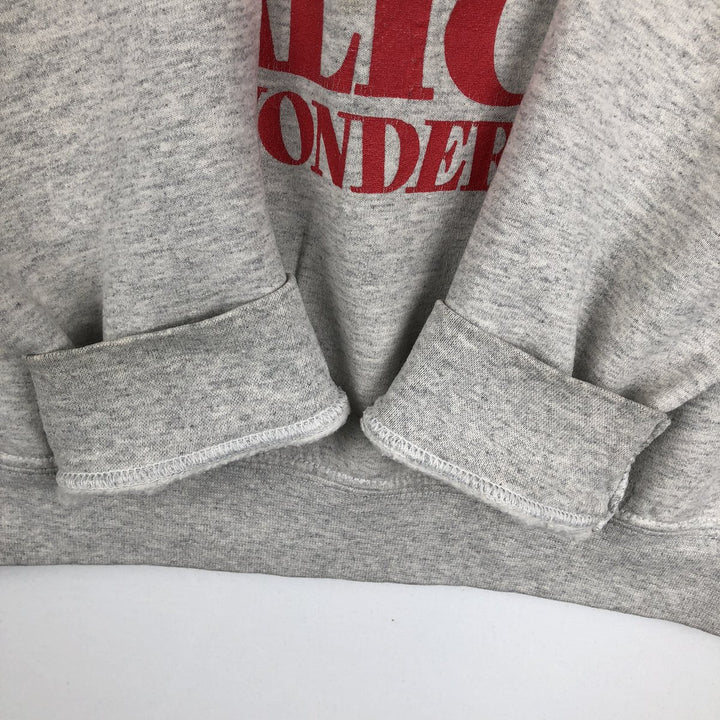 Disney ALICE in WONDERLAND Character Sweatshirt (Women's Size S) cotton gray type Vintage Second Hand