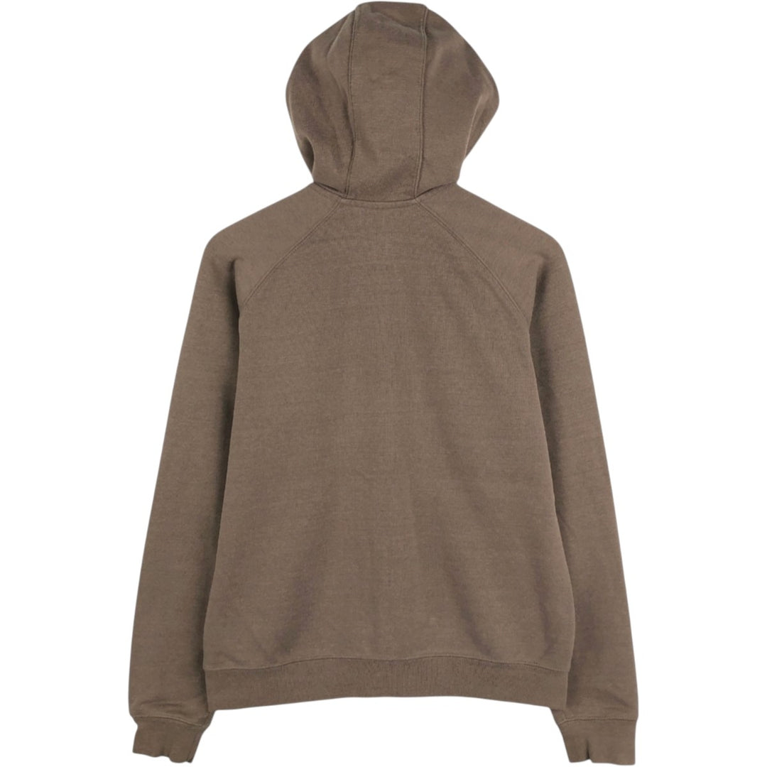 Carhartt FOR WOMEN Sweatshirt Full Zip Hoodie, Women's Size M cotton brown type Vintage Second Hand
