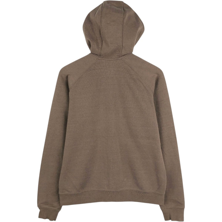 Carhartt FOR WOMEN Sweatshirt Full Zip Hoodie, Women's Size M cotton brown type Vintage Second Hand