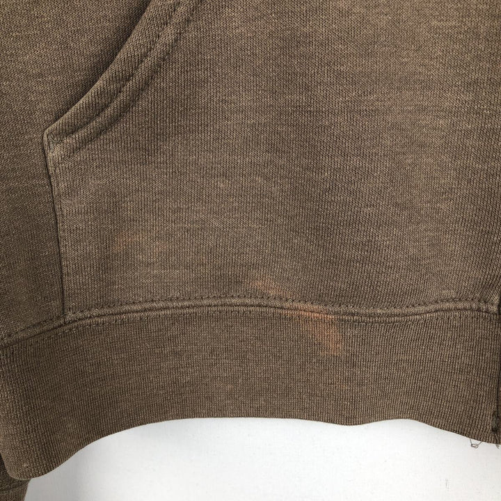 Carhartt FOR WOMEN Sweatshirt Full Zip Hoodie, Women's Size M cotton brown type Vintage Second Hand