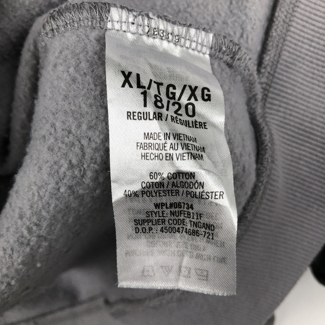 Nautica Tie-Dye Pattern Sweat Full-Zip Hoodie (Women's Size XL) cotton gray type Vintage Second Hand