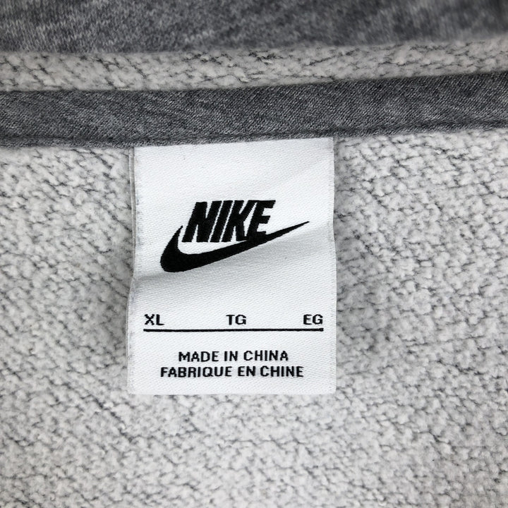Nike Sweat Full Zip Hoodie, Women's, XL cotton gray type Vintage Second Hand