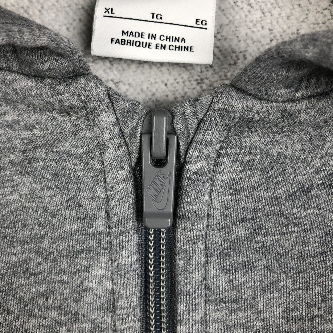 Nike Sweat Full Zip Hoodie, Women's, XL cotton gray type Vintage Second Hand