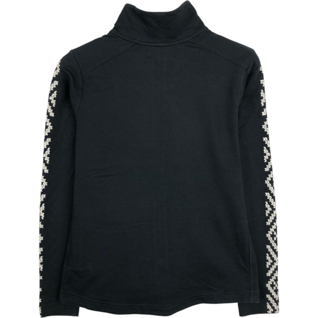 Ralph Lauren L-RL LAUREN ACTIVE Native Pattern Full-Zip Sweatshirt (Women's Size M) cotton black type Vintage Second Hand