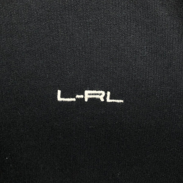 Ralph Lauren L-RL LAUREN ACTIVE Native Pattern Full-Zip Sweatshirt (Women's Size M) cotton black type Vintage Second Hand