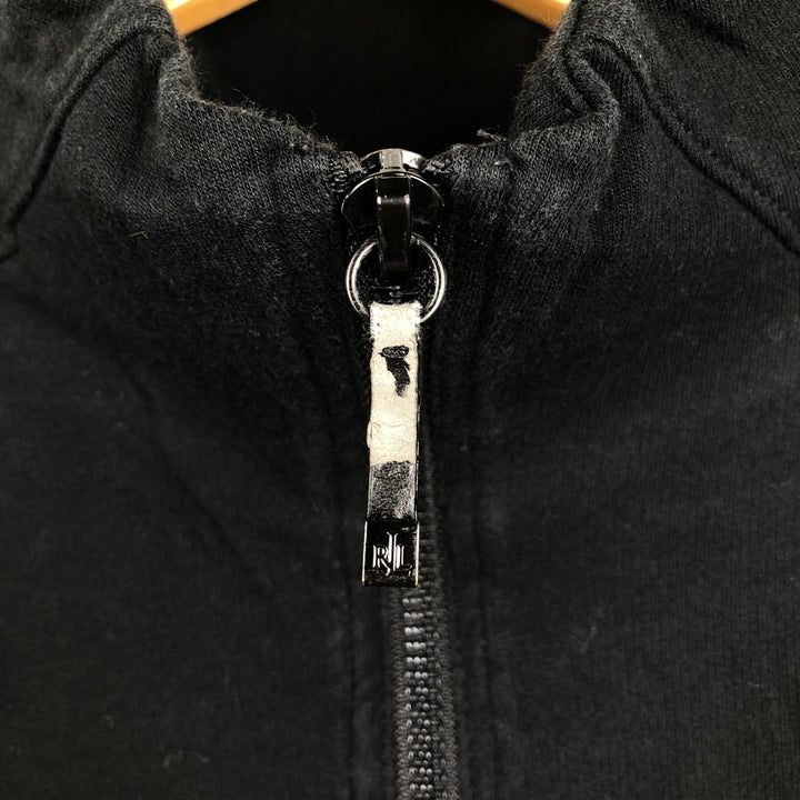 Ralph Lauren L-RL LAUREN ACTIVE Native Pattern Full-Zip Sweatshirt (Women's Size M) cotton black type Vintage Second Hand