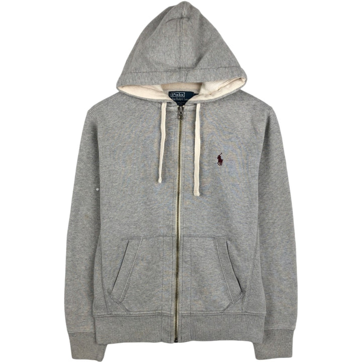 Ralph Lauren POLO by Ralph Lauren Sweat Full-Zip Hoodie, Women's Size S (approx.) cotton gray type Vintage Second Hand