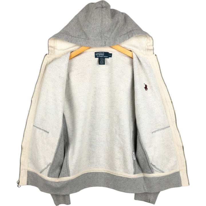 Ralph Lauren POLO by Ralph Lauren Sweat Full-Zip Hoodie, Women's Size S (approx.) cotton gray type Vintage Second Hand
