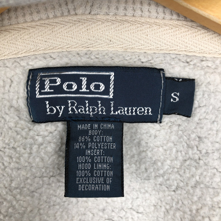 Ralph Lauren POLO by Ralph Lauren Sweat Full-Zip Hoodie, Women's Size S (approx.) cotton gray type Vintage Second Hand